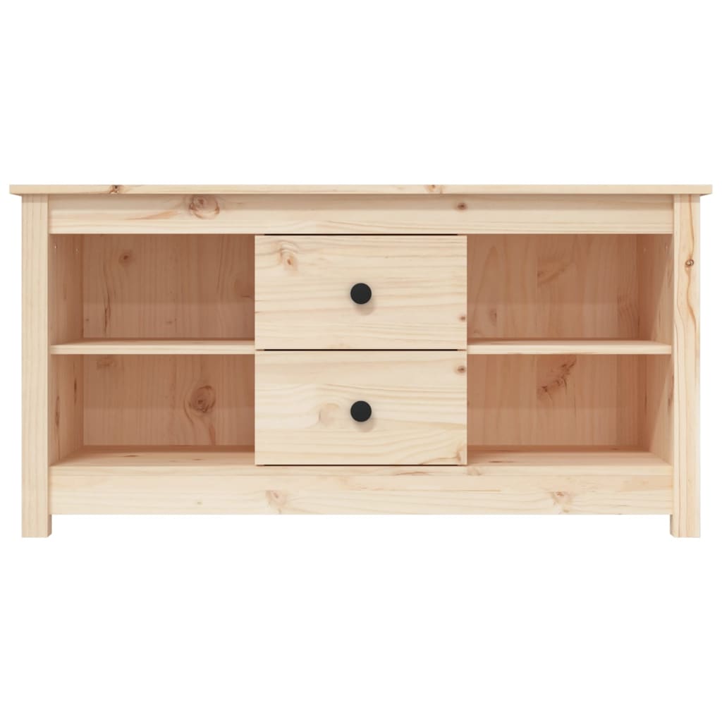 Meuble TV 103x36,5x52 cm Bois de pin massif - XIOS