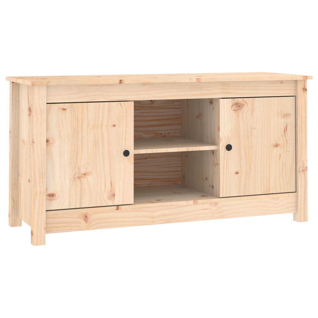 Meuble TV 103x36,5x52 cm Bois de pin massif - XIOS