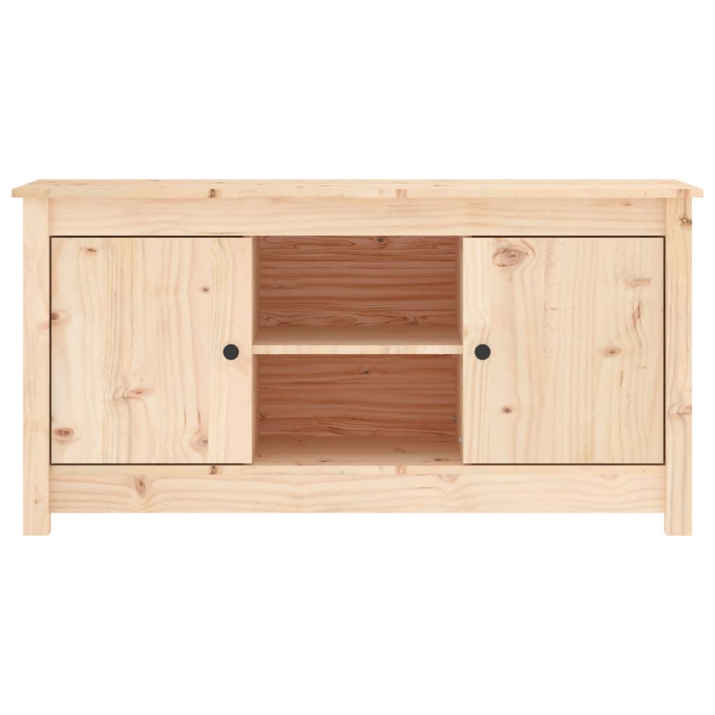 Meuble TV 103x36,5x52 cm Bois de pin massif - XIOS