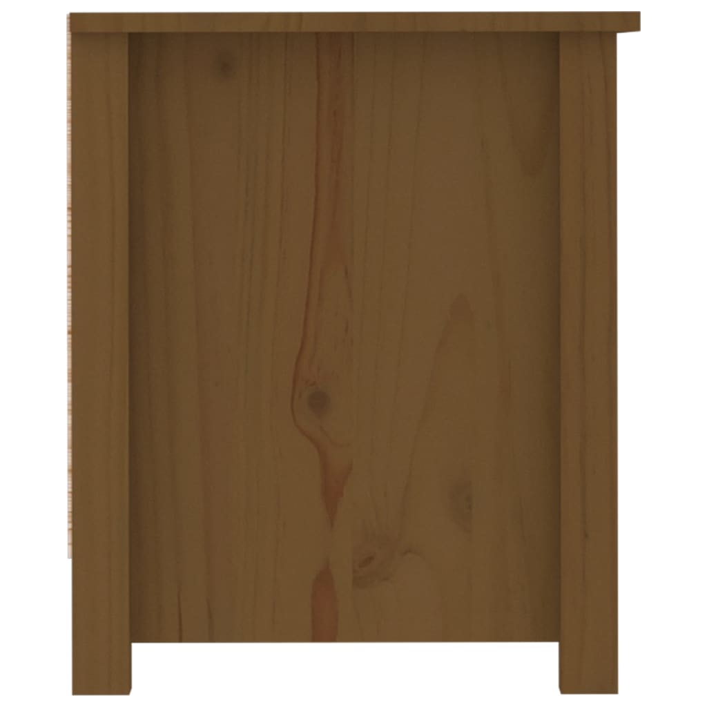 Armoire à chaussures Marron miel 110x38x45,5 cm Bois pin massif - XIOS