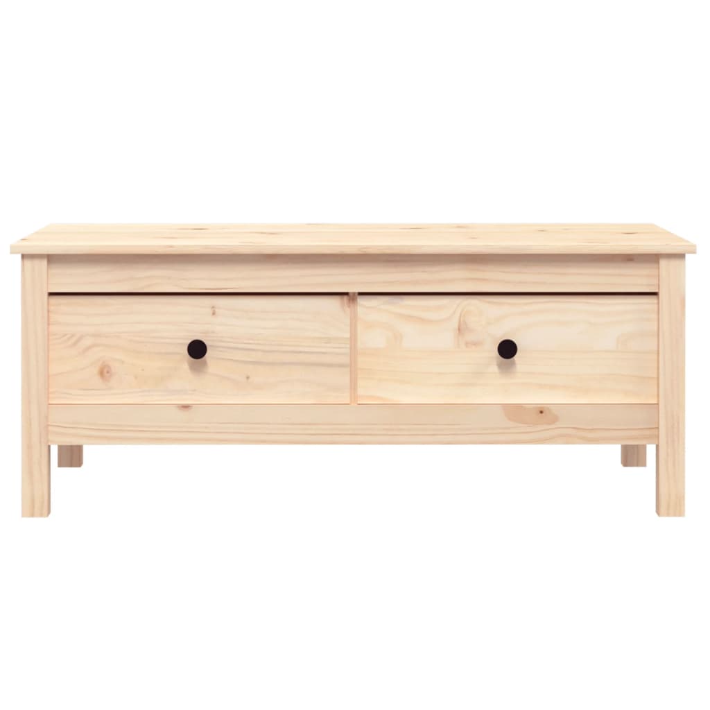Table basse 100x50x40 cm Bois massif de pin - XIOS
