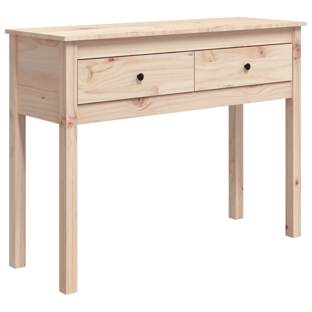 Table console 100x35x75 cm Bois massif de pin - XIOS