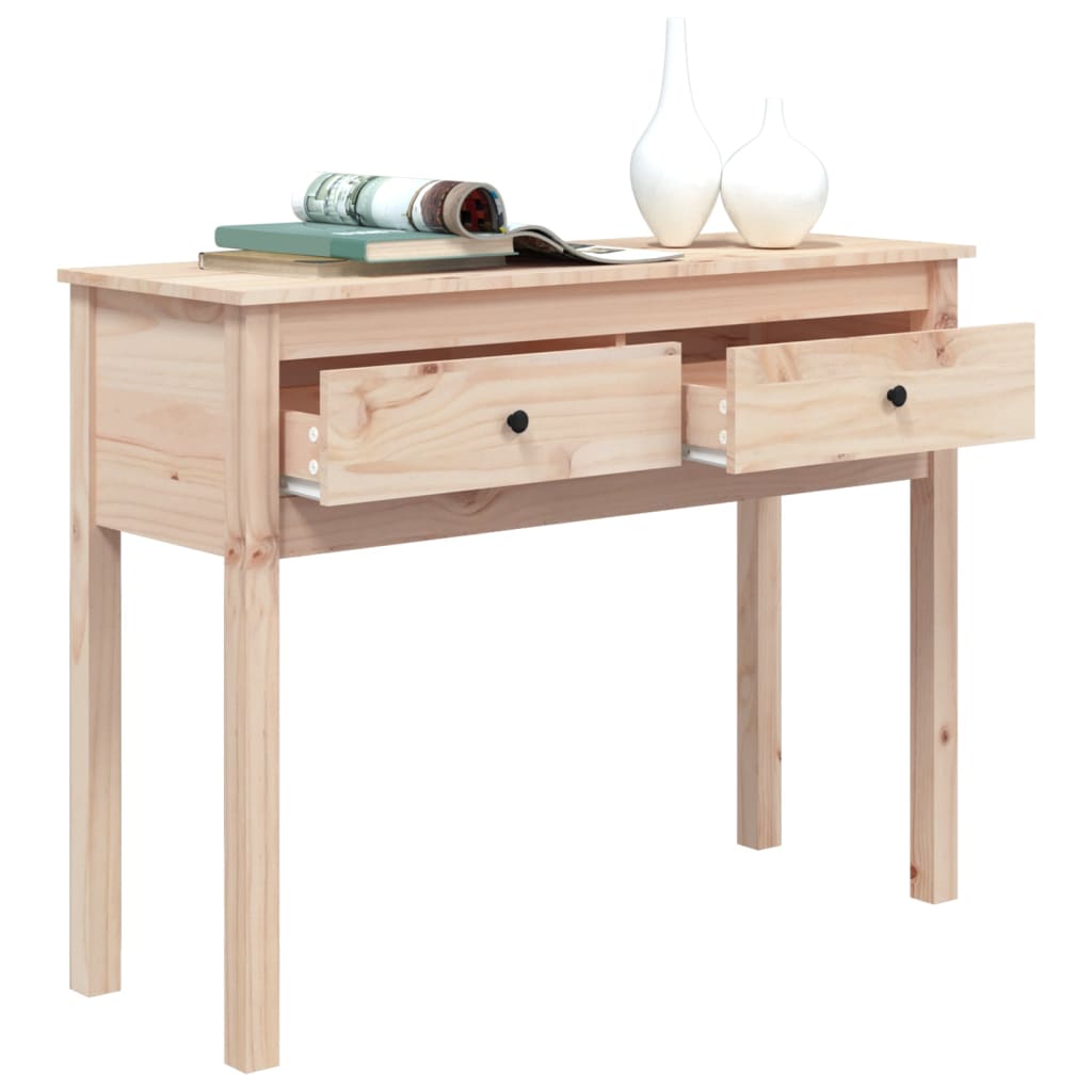 Table console 100x35x75 cm Bois massif de pin - XIOS