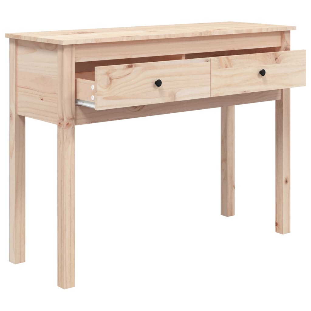 Table console 100x35x75 cm Bois massif de pin - XIOS