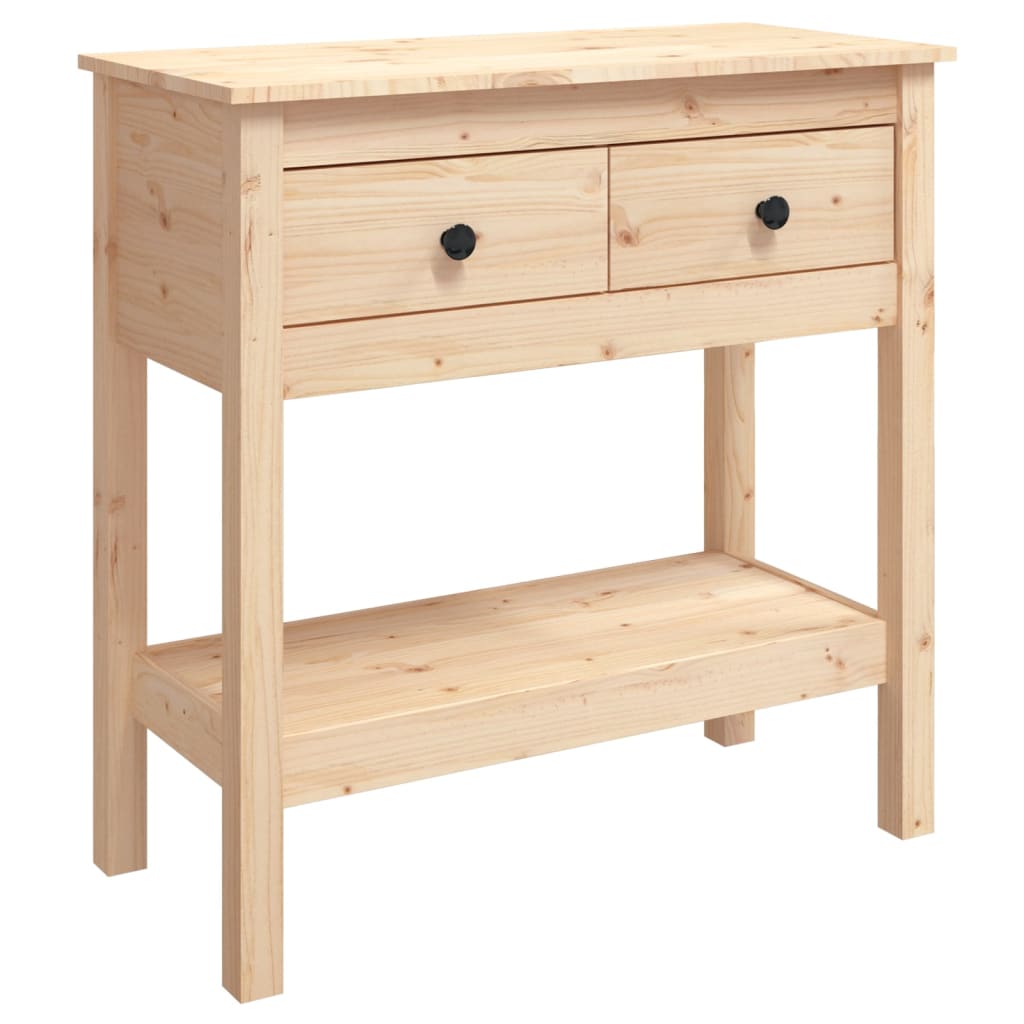 Table console 75x35x75 cm Bois massif de pin - XIOS