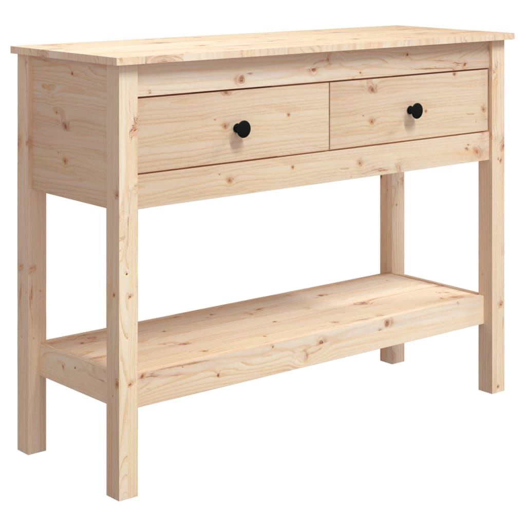 Table console 100x35x75 cm Bois massif de pin - XIOS