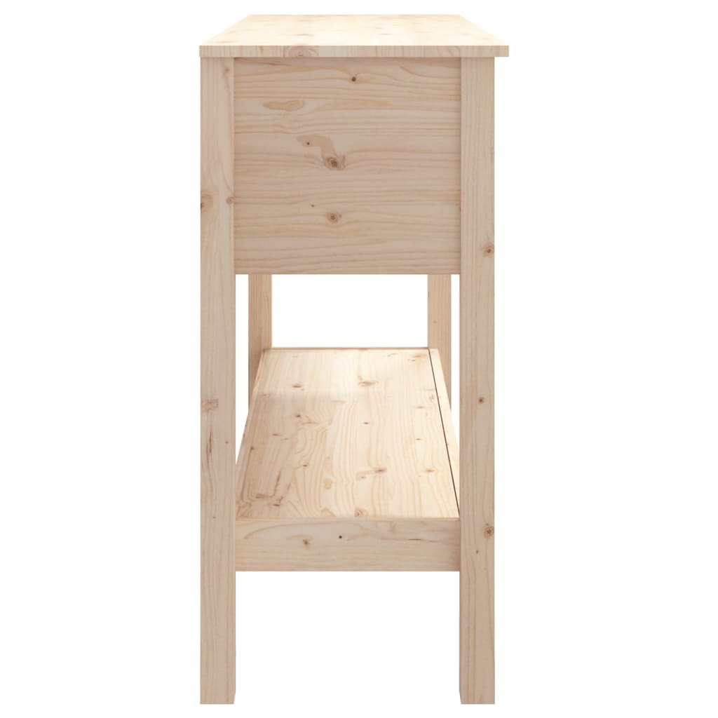 Table console 100x35x75 cm Bois massif de pin - XIOS