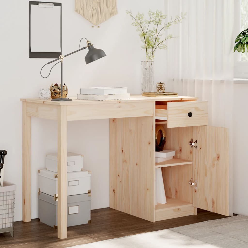 Bureau 100x50x75 cm Bois massif de pin - XIOS