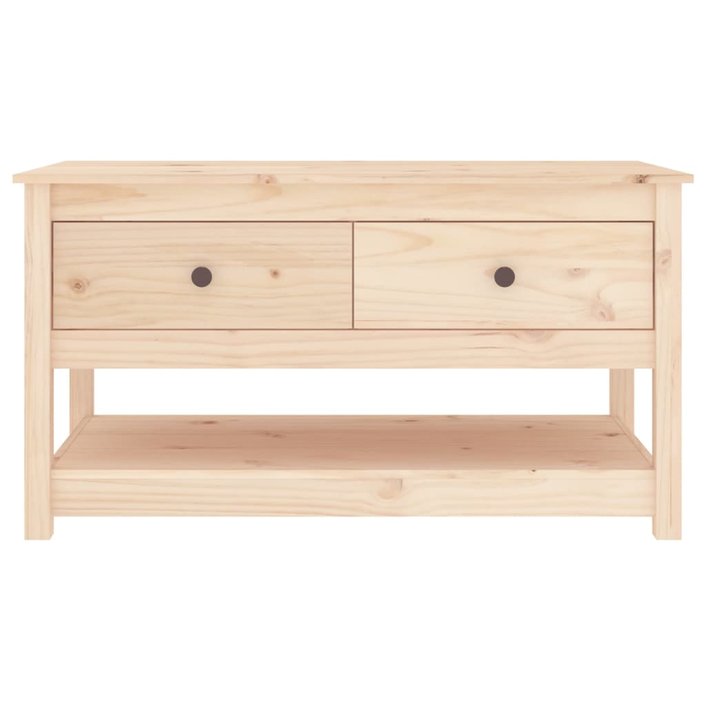 Table basse 102x49x55 cm Bois massif de pin - XIOS