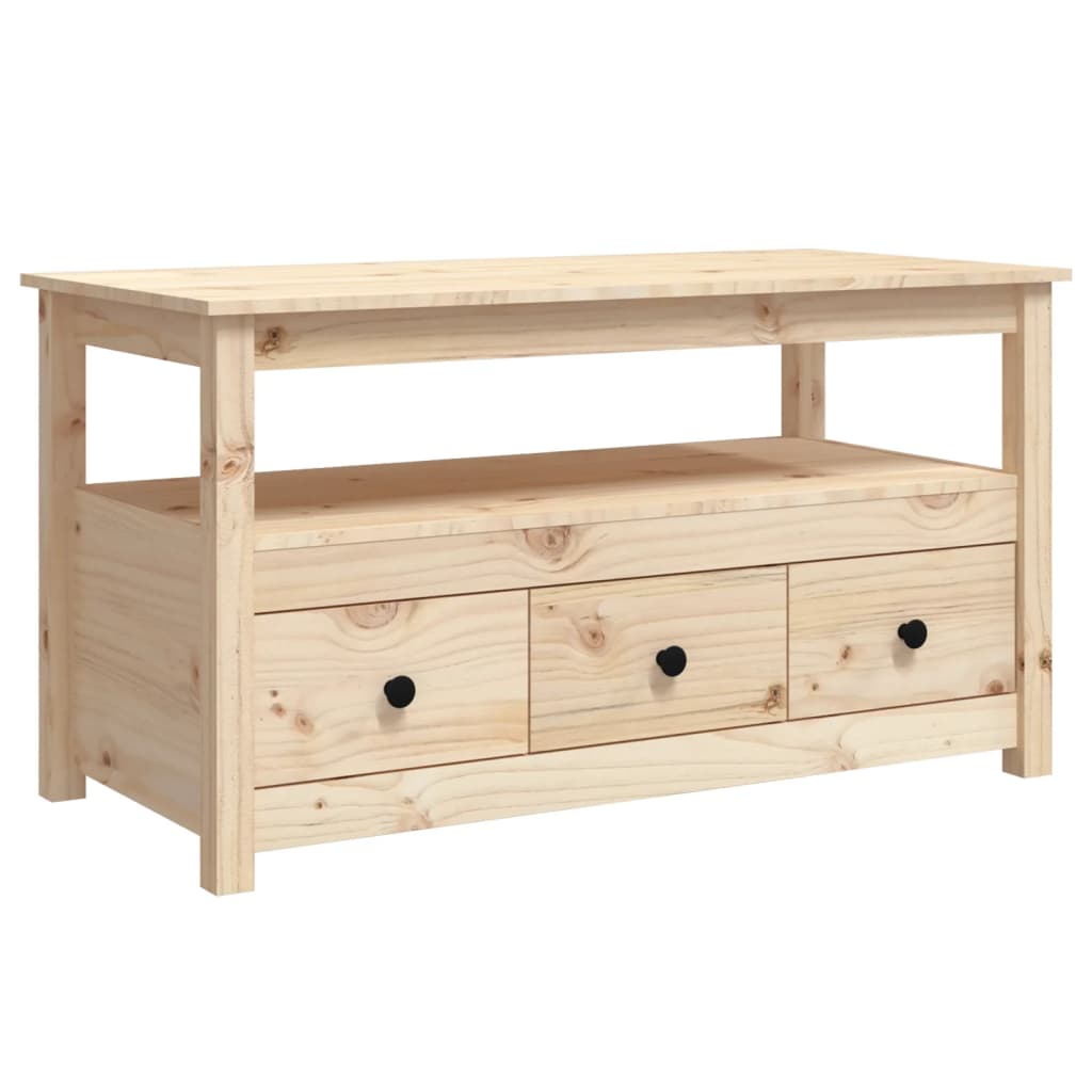 Table basse 102x49x55 cm Bois massif de pin - XIOS