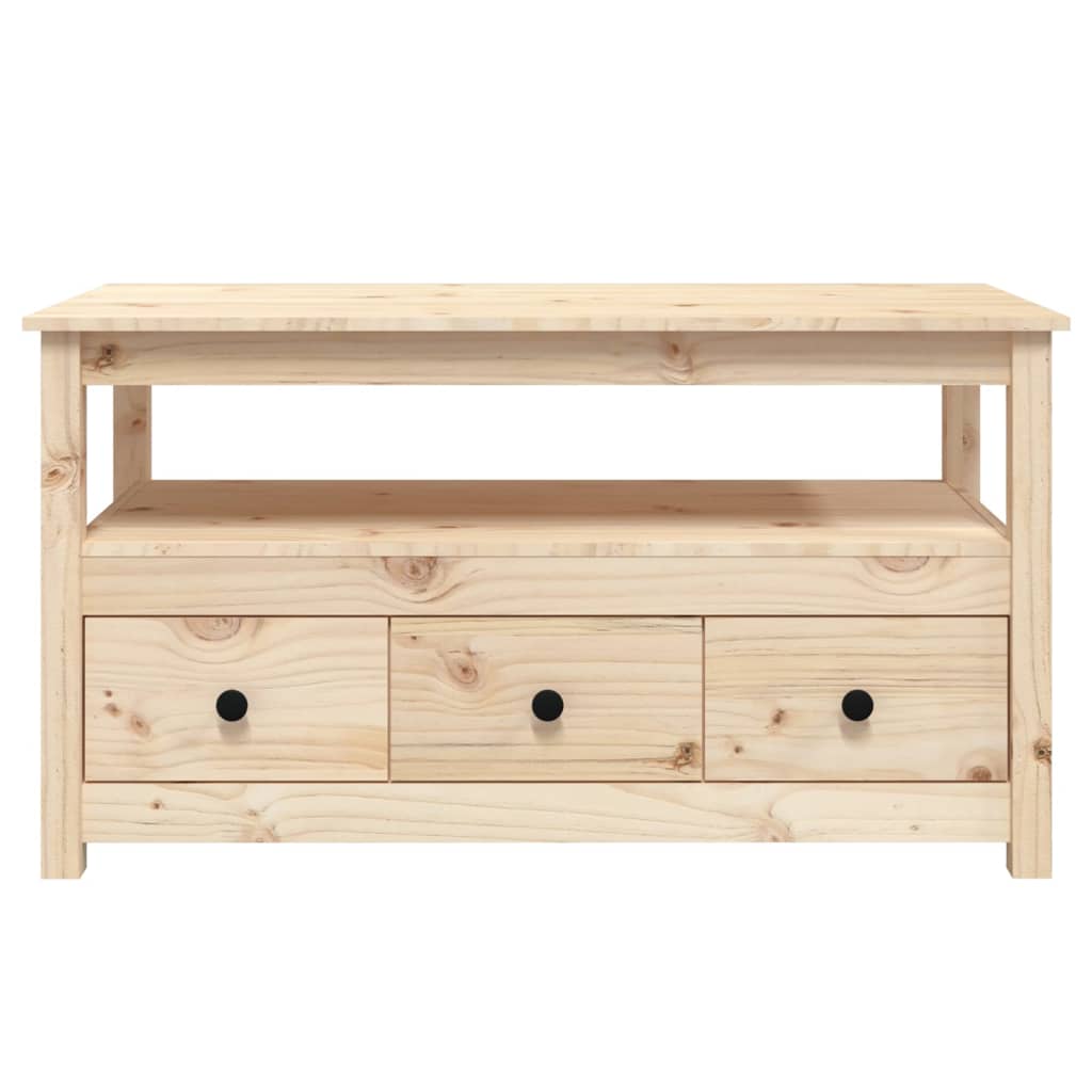Table basse 102x49x55 cm Bois massif de pin - XIOS