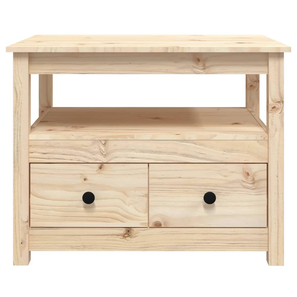Table basse 71x49x55 cm Bois massif de pin - XIOS
