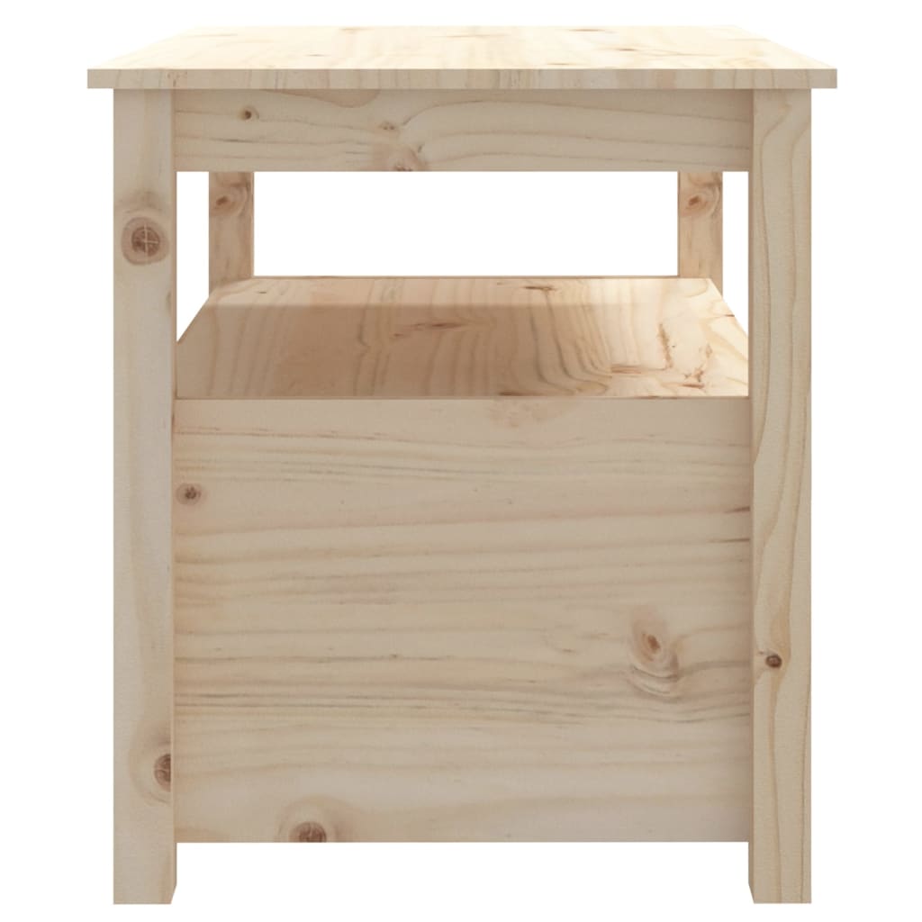 Table basse 71x49x55 cm Bois massif de pin - XIOS