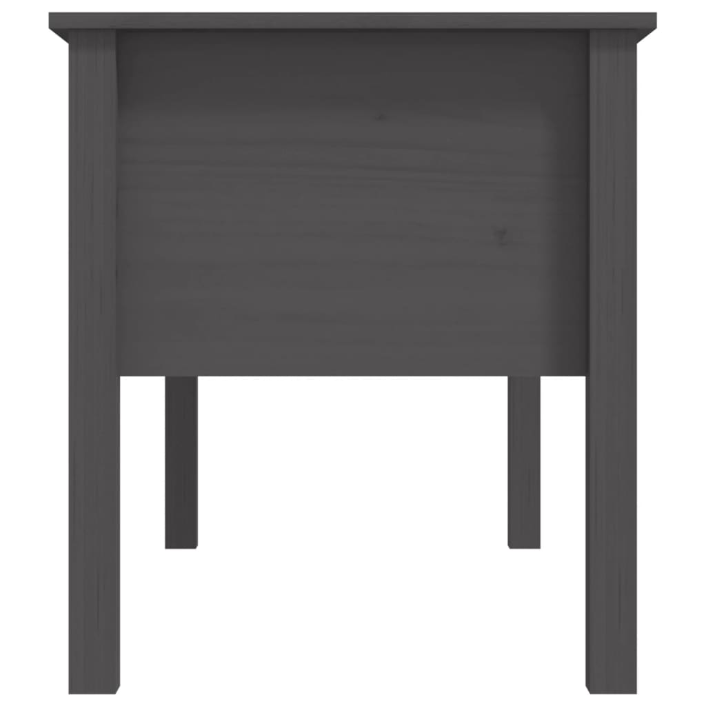 Table basse Gris 102x49x55 cm Bois massif de pin - XIOS