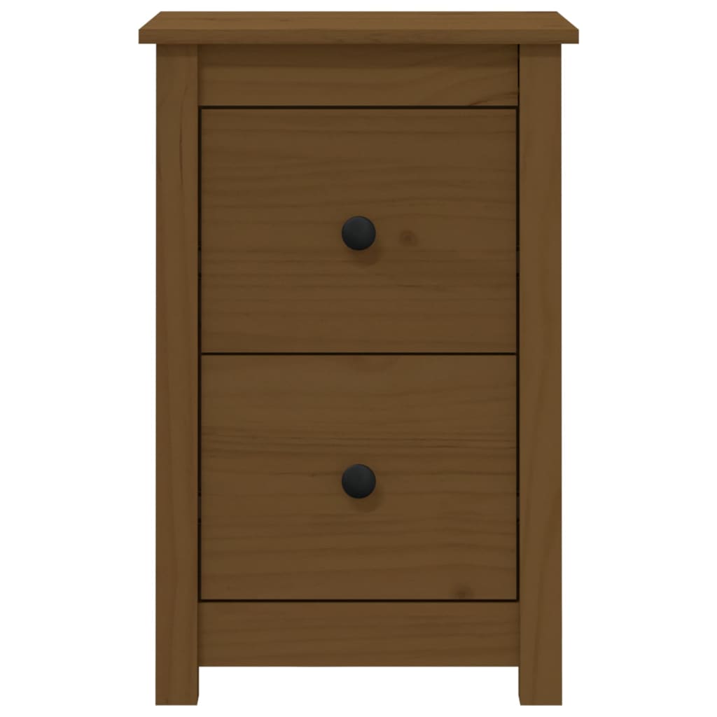 Table de chevet Marron miel 40x35x61,5 cm Bois de pin solide - XIOS