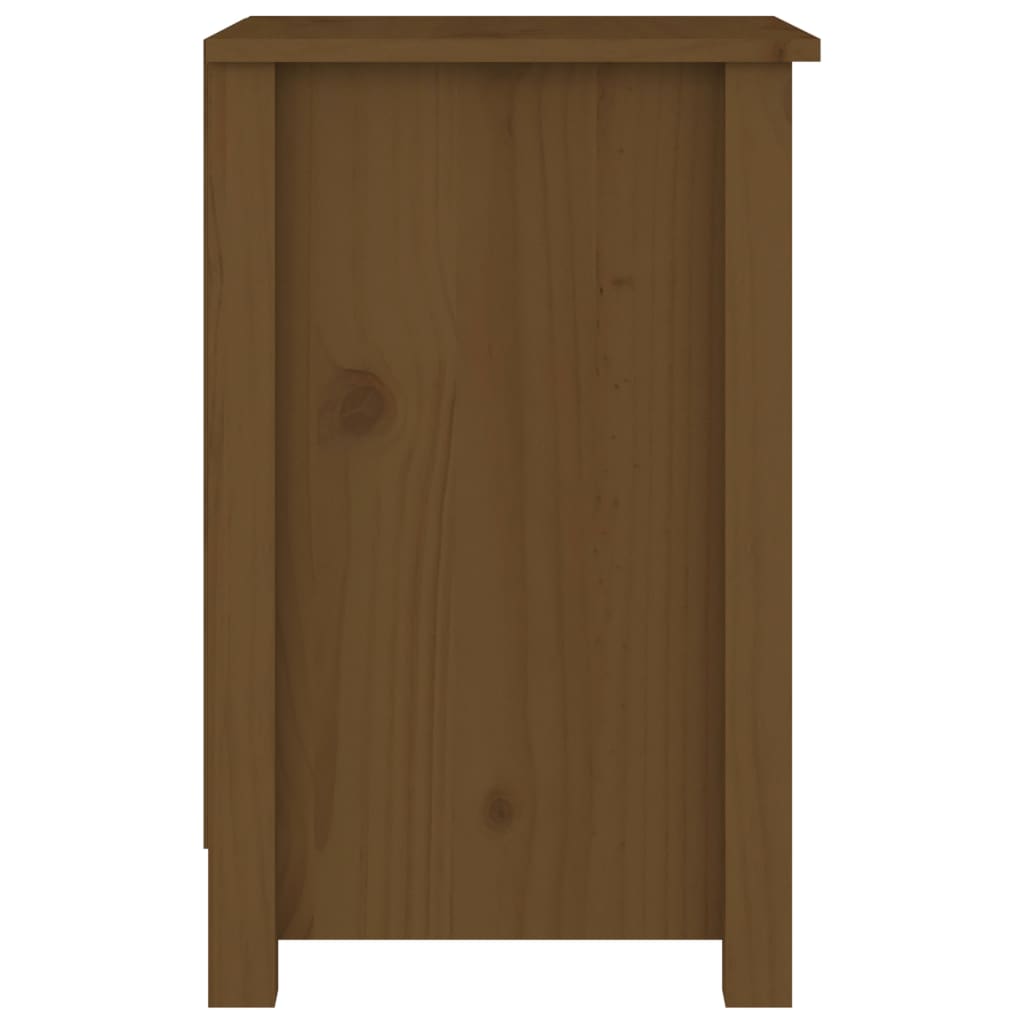 Tables de chevet 2 pcs Marron miel 40x35x55 cm Bois pin massif - XIOS