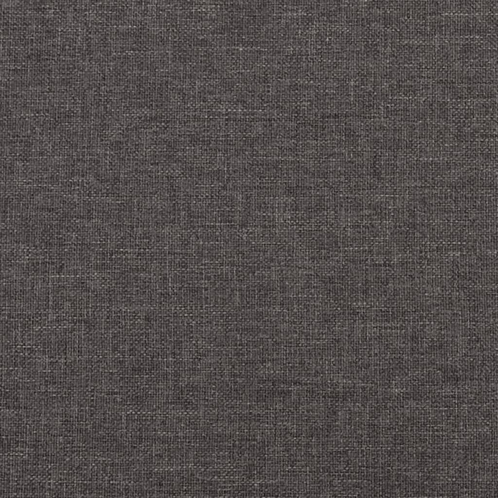 Fauteuil avec pieds à bascule et tabouret Gris foncé Tissu - XIOS