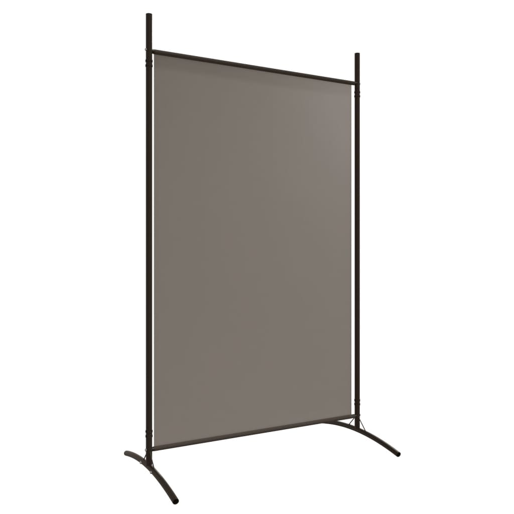 Cloison de séparation 6 panneaux Anthracite 520x180 cm Tissu - XIOS
