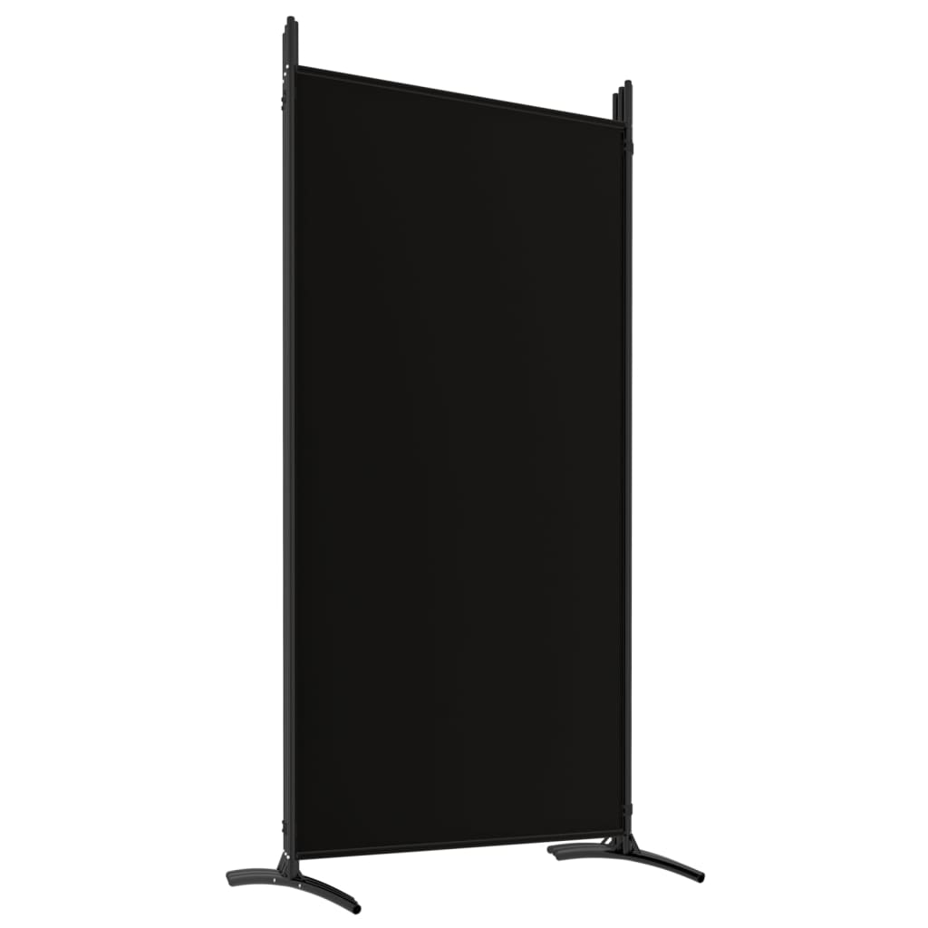 Cloison de séparation 6 panneaux Noir 520x180 cm Tissu - XIOS
