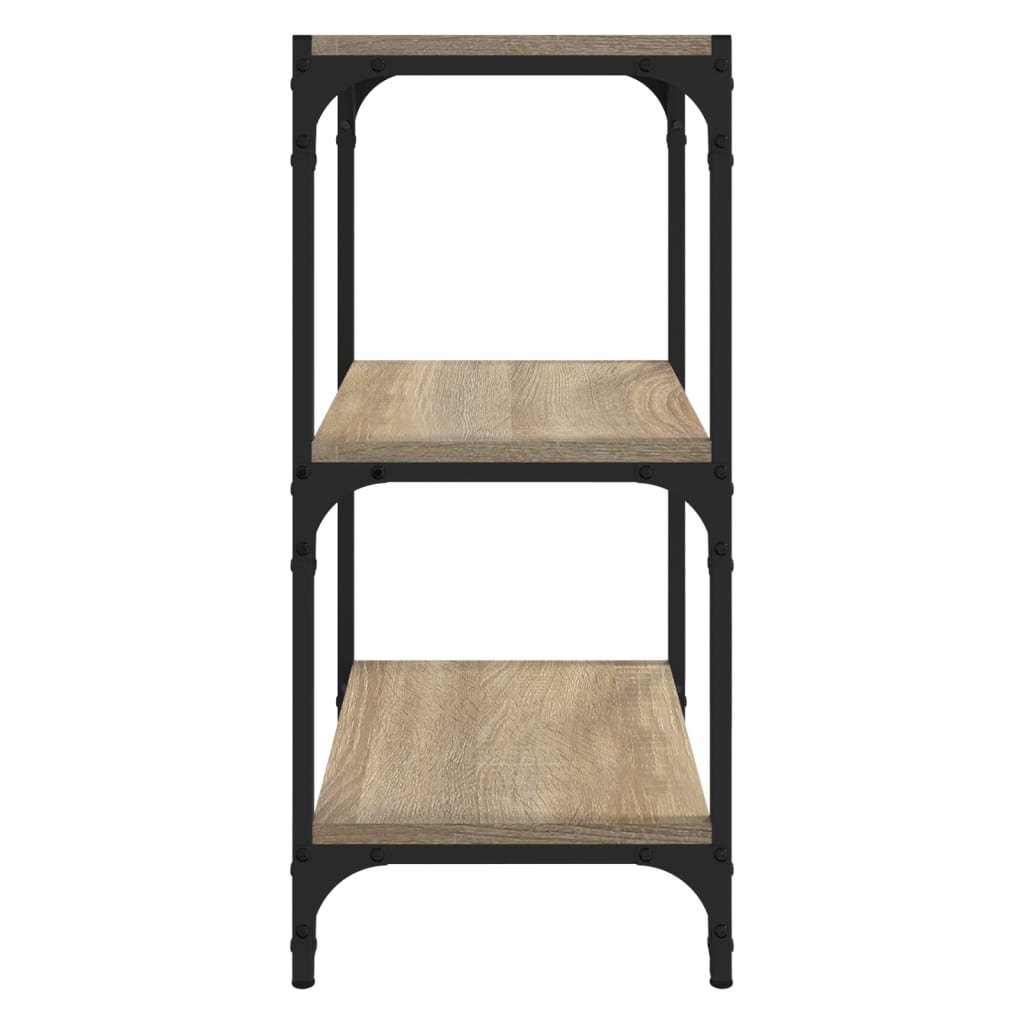 Bibliothèque Chêne Sonoma 40x33x70,5 cm Bois d'ingénierie acier - XIOS