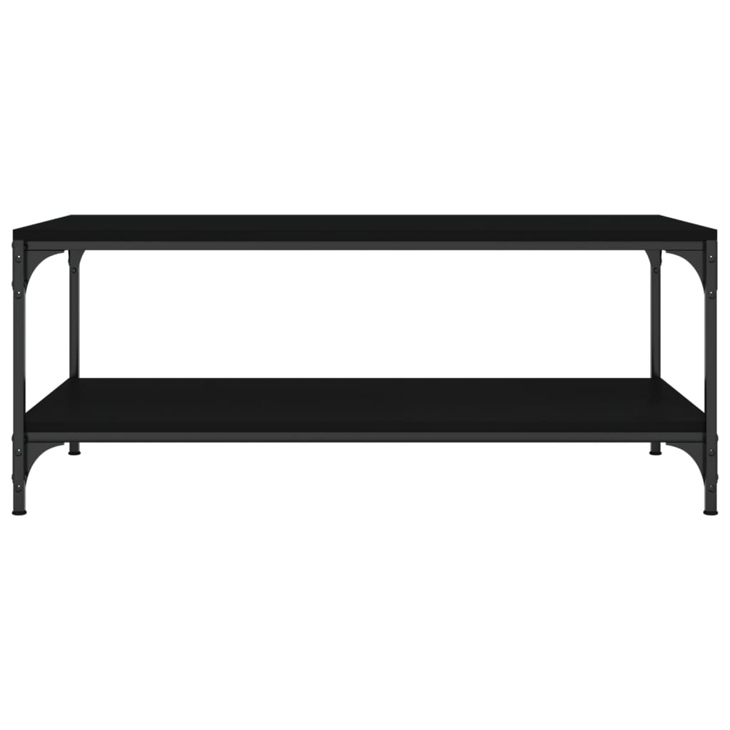 Table basse Noir 100x50x40 cm Bois d'ingénierie - XIOS