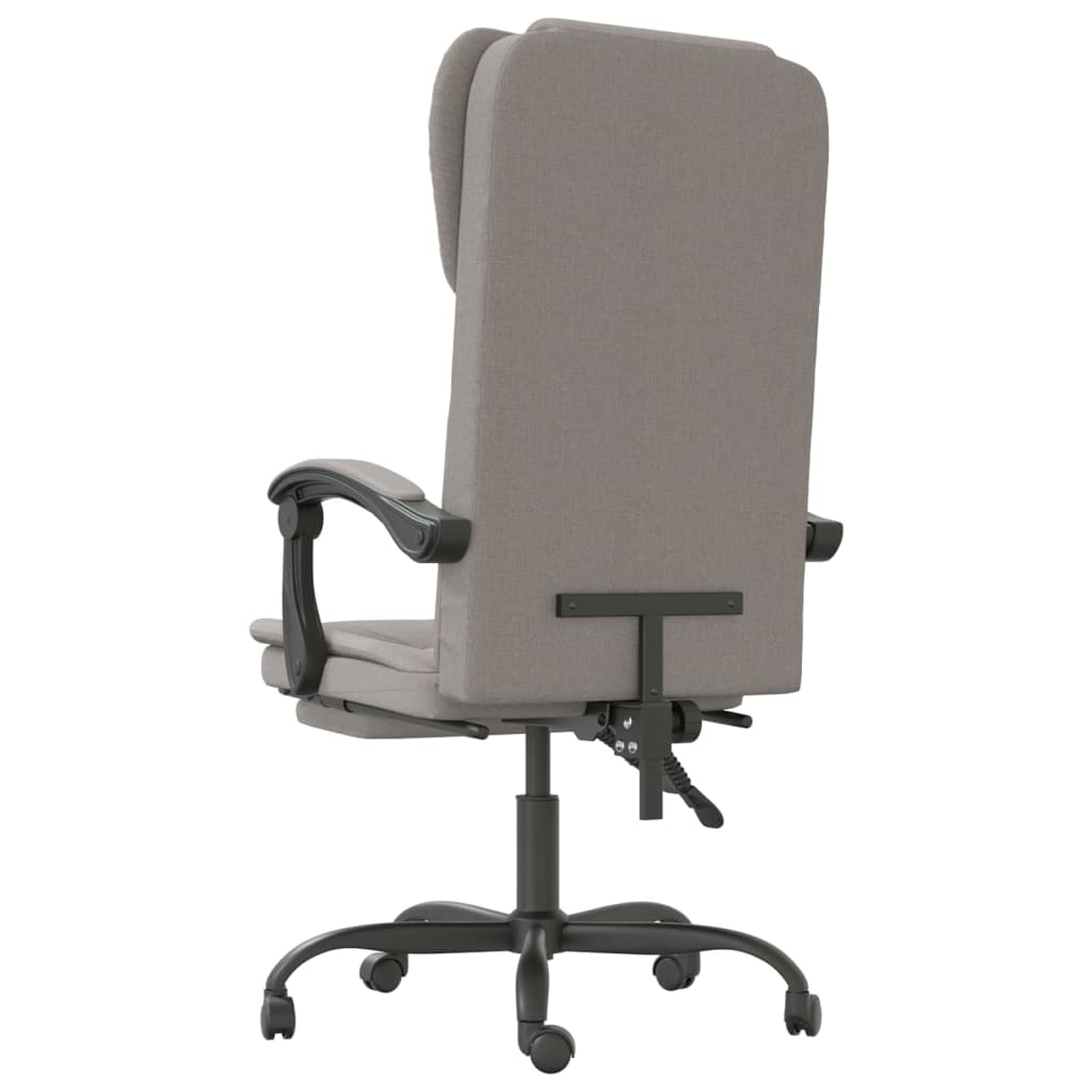Fauteuil inclinable de bureau Taupe Tissu - XIOS