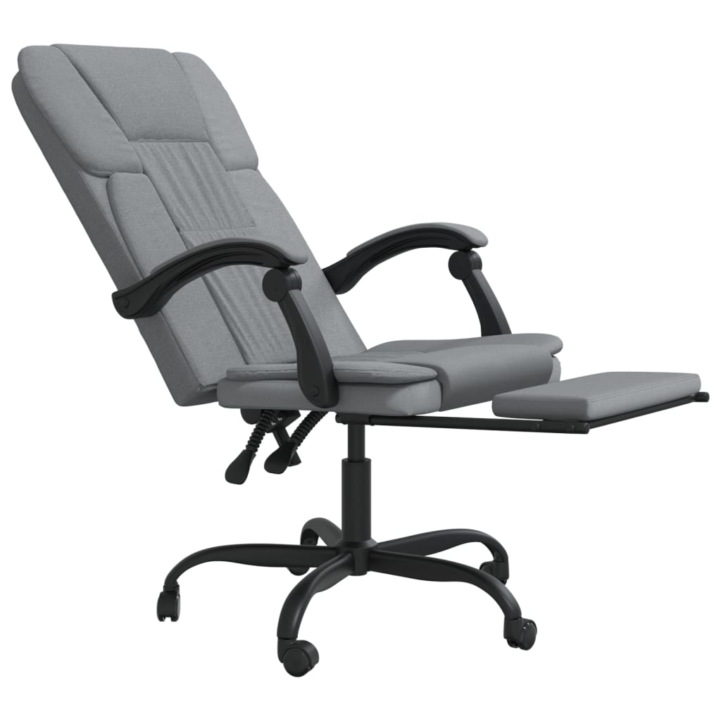 Fauteuil inclinable de bureau Gris clair Tissu - XIOS