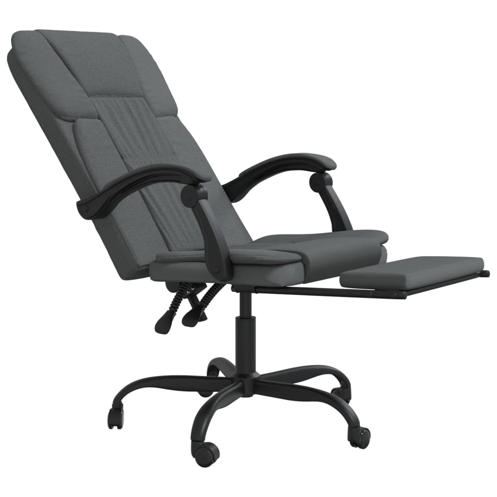 Fauteuil inclinable de bureau Gris foncé Tissu - XIOS