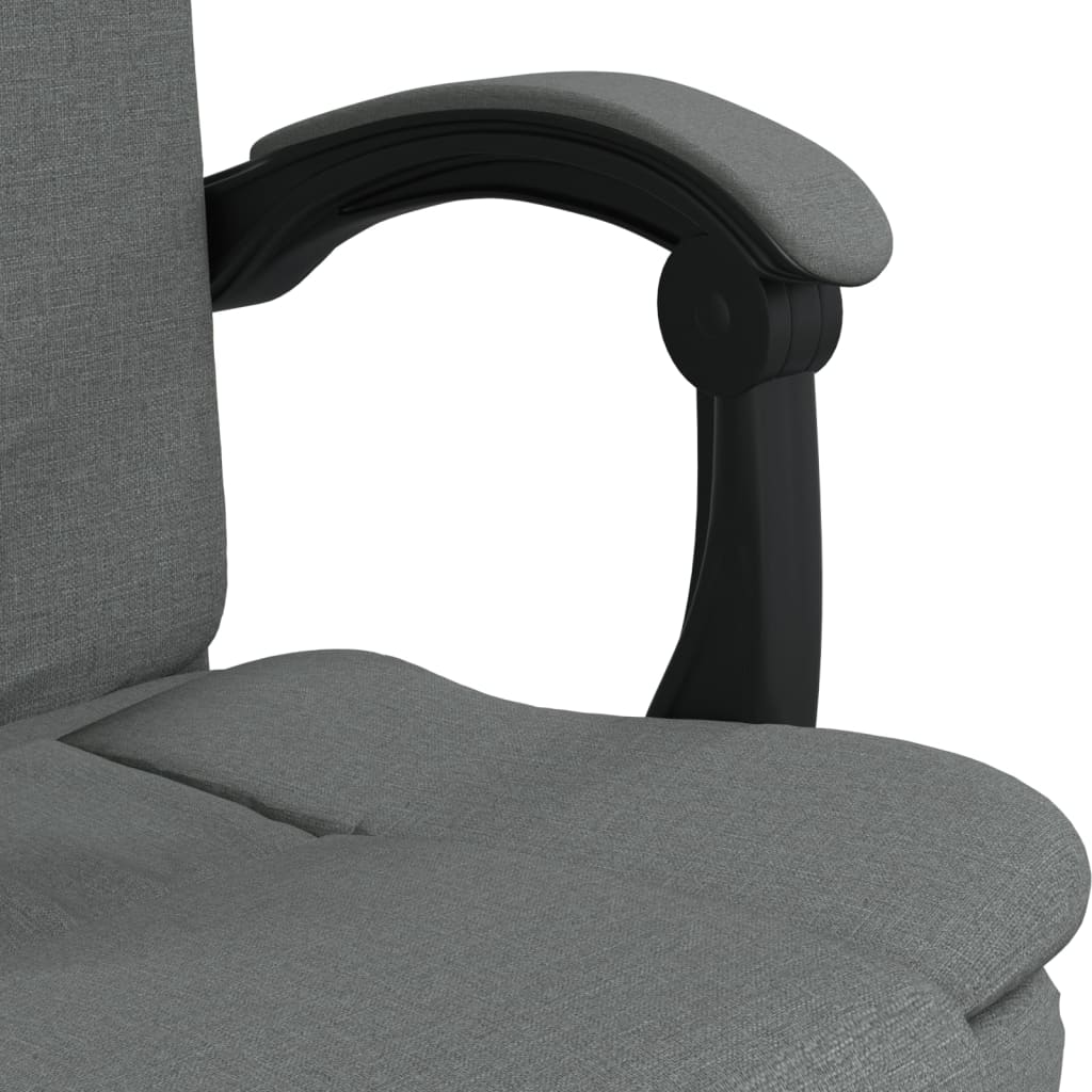 Fauteuil inclinable de bureau Gris foncé Tissu - XIOS