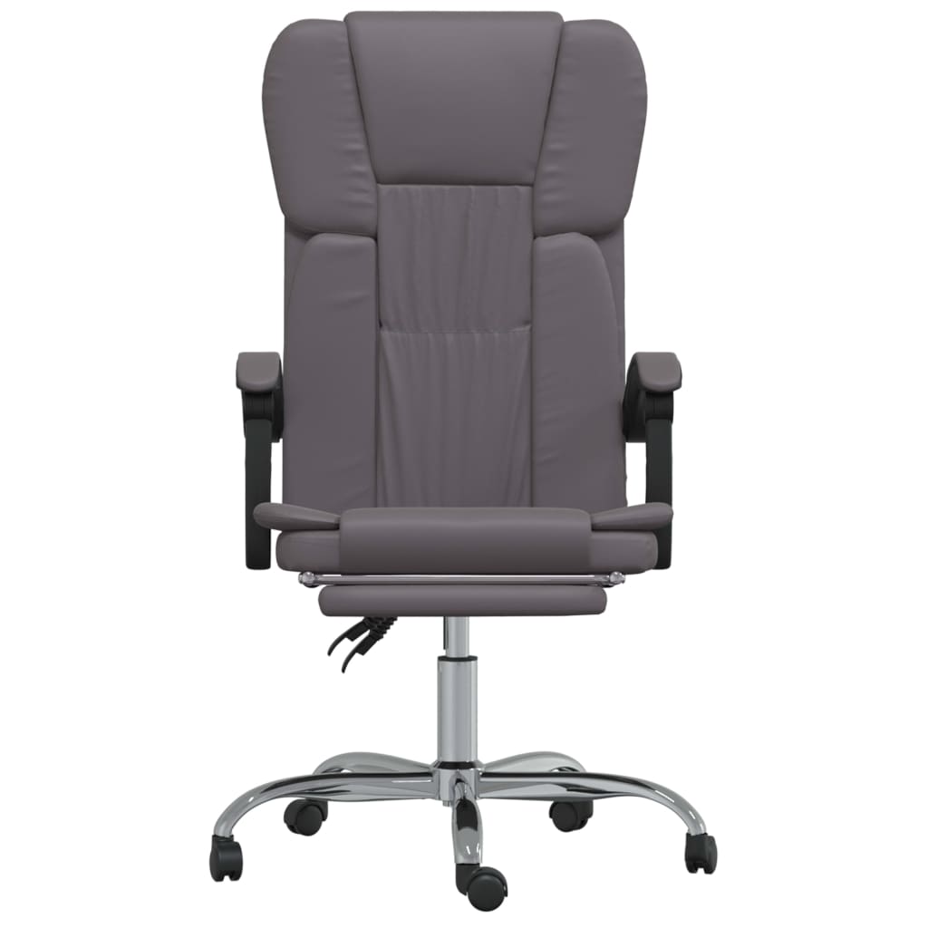Fauteuil inclinable de bureau Gris Similicuir - XIOS