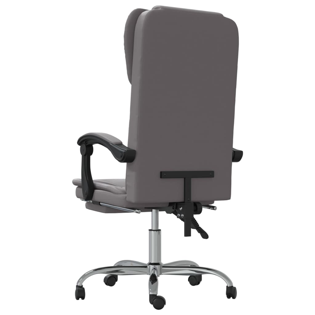 Fauteuil inclinable de bureau Gris Similicuir - XIOS