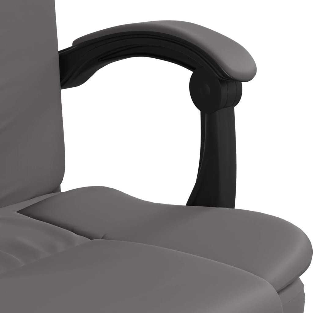Fauteuil inclinable de bureau Gris Similicuir - XIOS