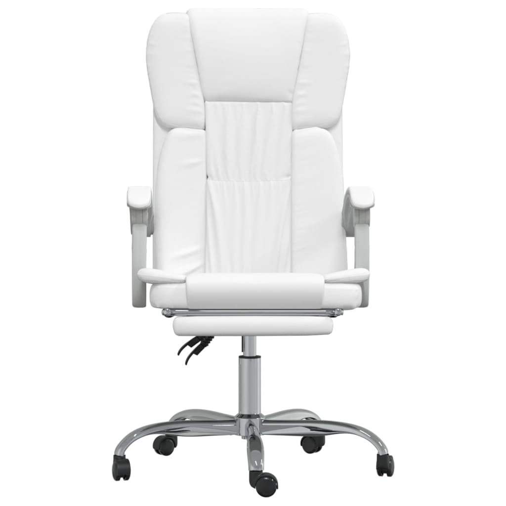 Fauteuil inclinable de bureau Blanc Similicuir - XIOS