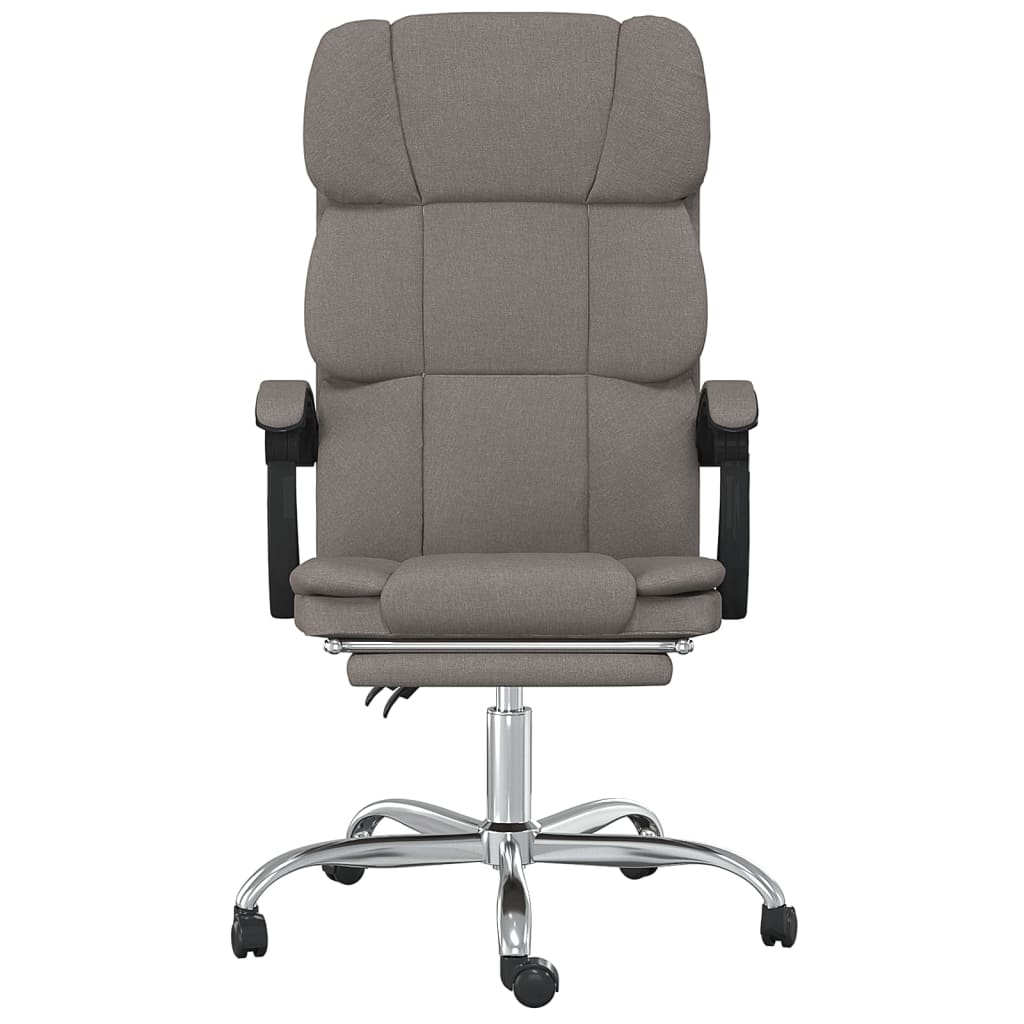 Fauteuil inclinable de bureau Taupe Tissu - XIOS
