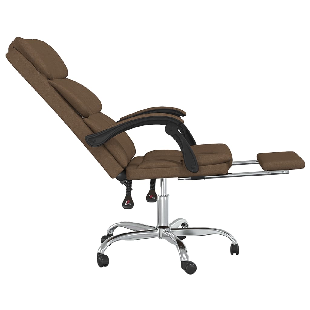 Fauteuil inclinable de bureau Marron Tissu - XIOS