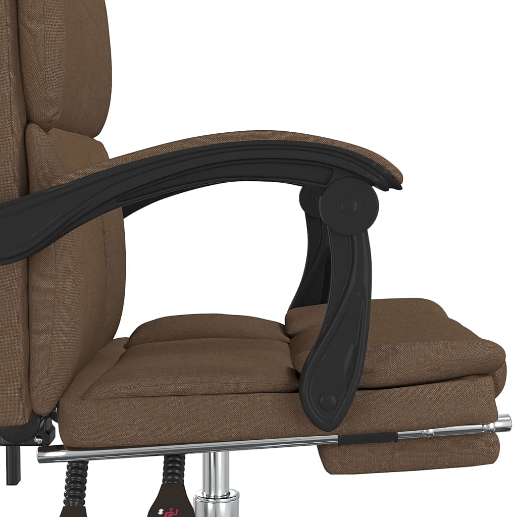 Fauteuil inclinable de bureau Marron Tissu - XIOS