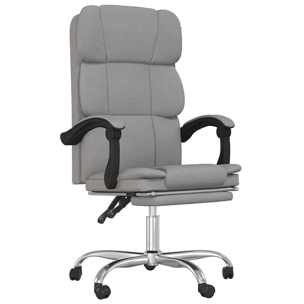 Fauteuil inclinable de bureau Gris clair Tissu - XIOS