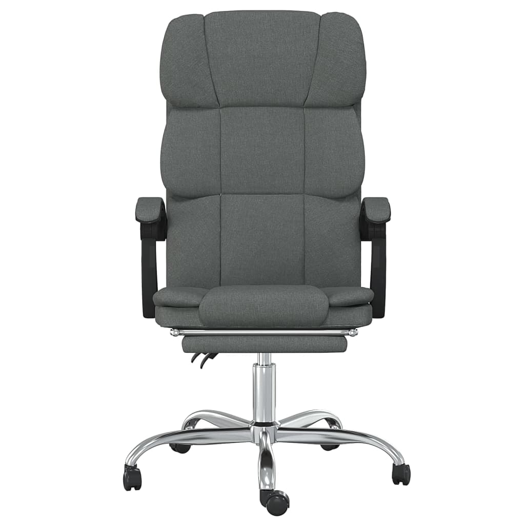 Fauteuil inclinable de bureau Gris foncé Tissu - XIOS