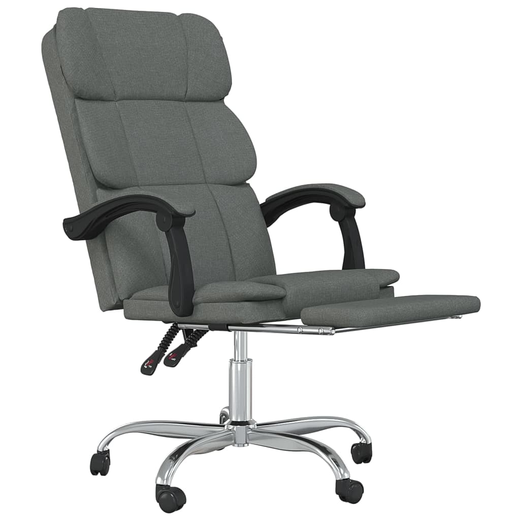 Fauteuil inclinable de bureau Gris foncé Tissu - XIOS