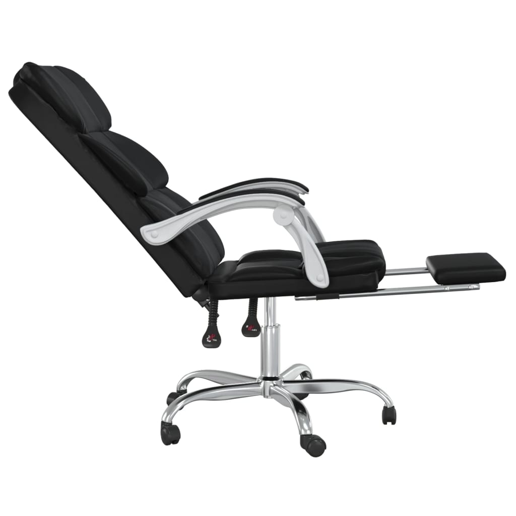 Fauteuil inclinable de bureau Noir Similicuir - XIOS