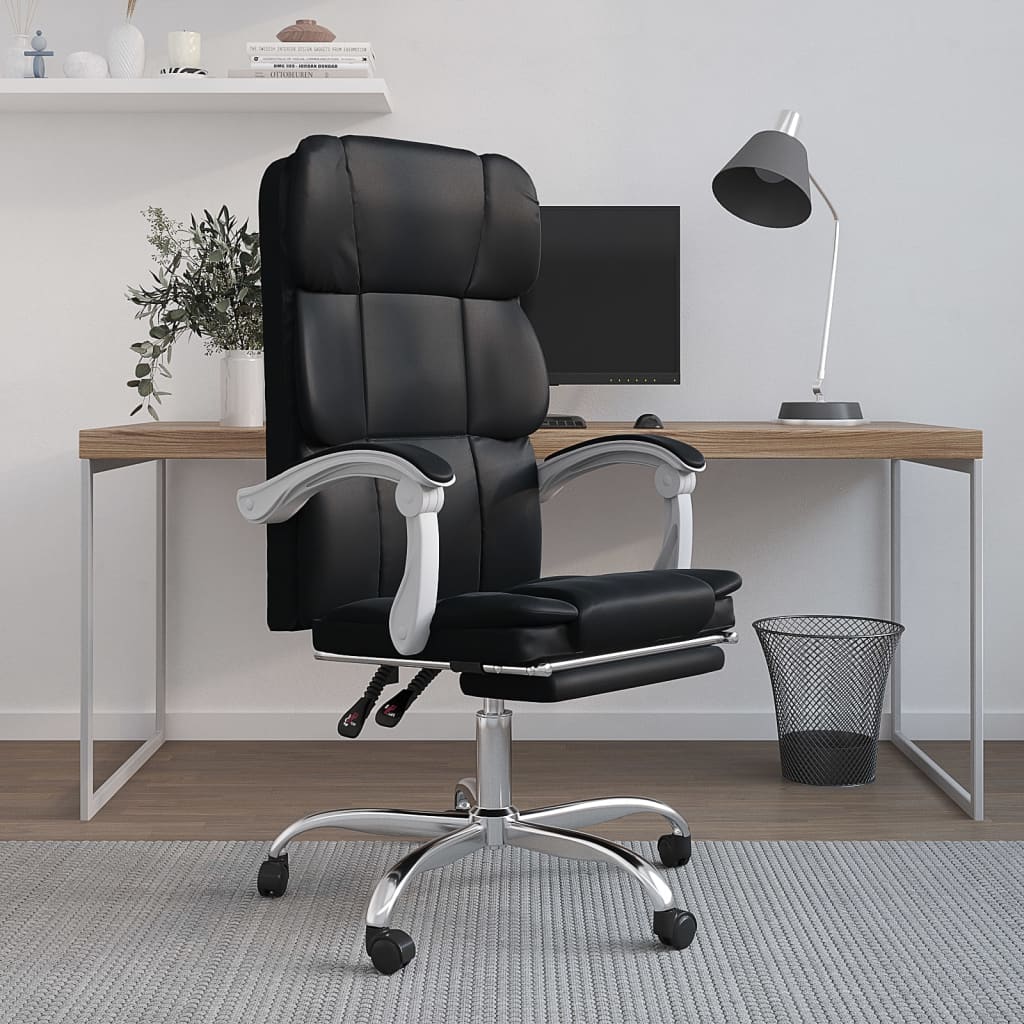Fauteuil inclinable de bureau Noir Similicuir - XIOS