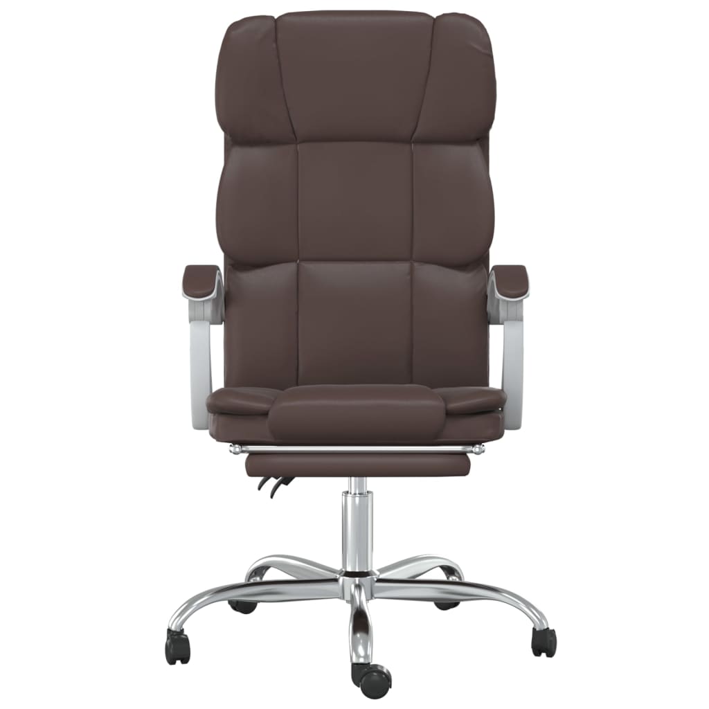 Fauteuil inclinable de bureau Marron Similicuir - XIOS