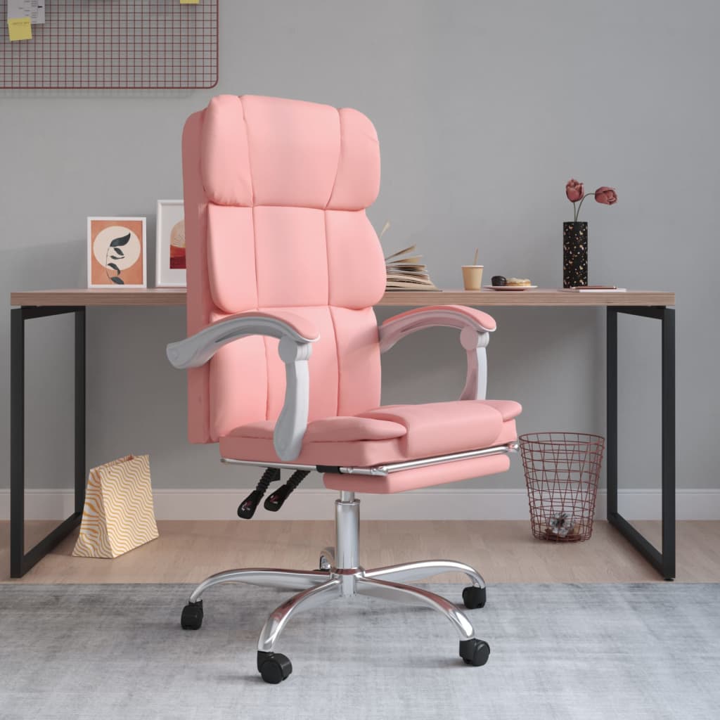 Fauteuil inclinable de bureau Rose Similicuir - XIOS
