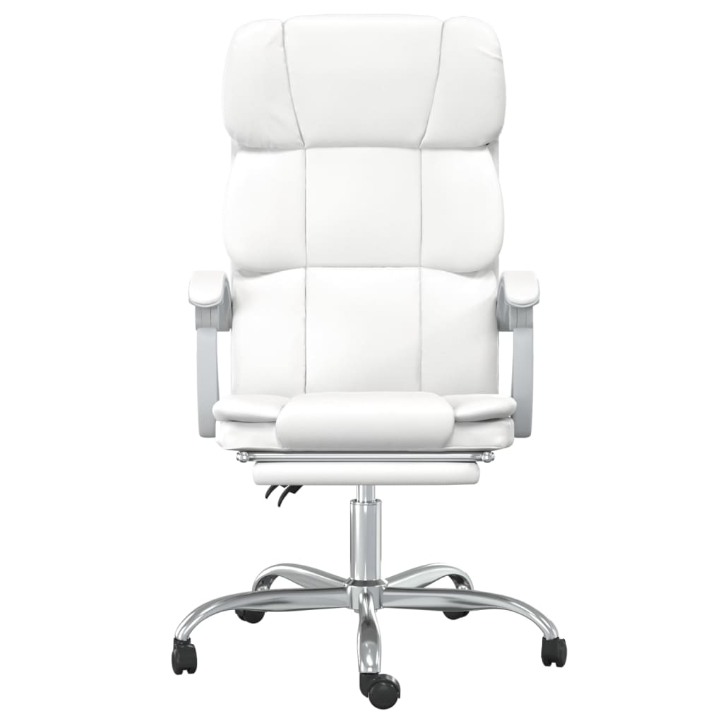 Fauteuil inclinable de bureau Blanc Similicuir - XIOS