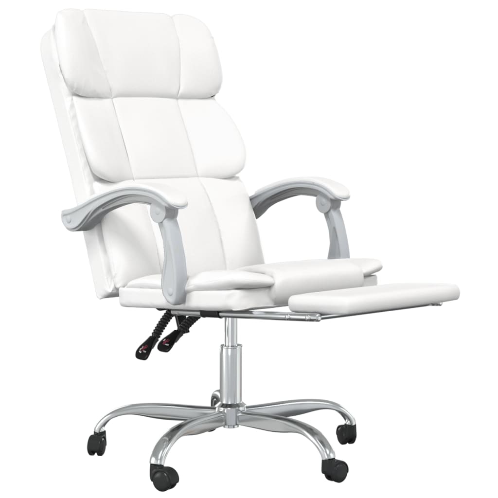 Fauteuil inclinable de bureau Blanc Similicuir - XIOS