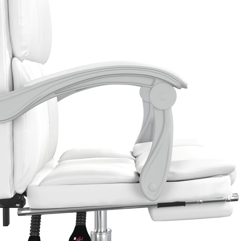 Fauteuil inclinable de bureau Blanc Similicuir - XIOS