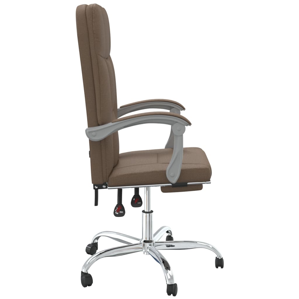 Fauteuil inclinable de bureau Marron Tissu - XIOS
