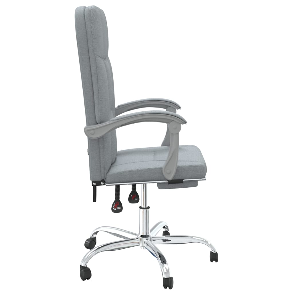 Fauteuil inclinable de bureau Gris clair Tissu - XIOS
