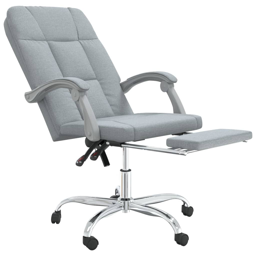 Fauteuil inclinable de bureau Gris clair Tissu - XIOS