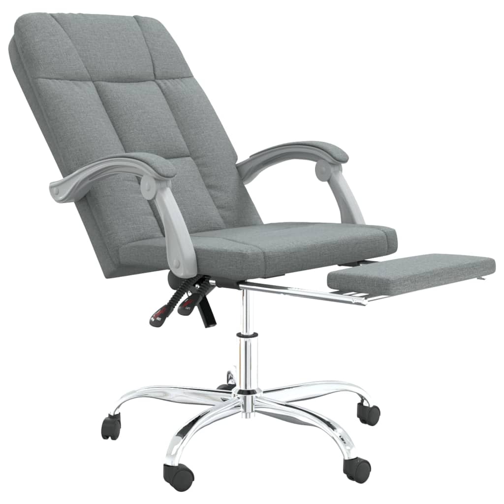 Fauteuil inclinable de bureau Gris foncé Tissu - XIOS